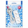 Удлинитель Smartbuy, 5м, 3 розетки, без заземления, 6А/1.35кВт, ШВВП 2*0.75