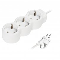 Удлинитель Smartbuy NEW, 3м, 3 розетки, заземление,16А/3.5кВт, ПВС 3*1,0