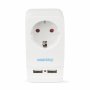 Адаптер-фильтр Smartbuy, 1 гнездо с заземлением 16A, 2 USB 2.1 A (SBE-16-A05-USB)