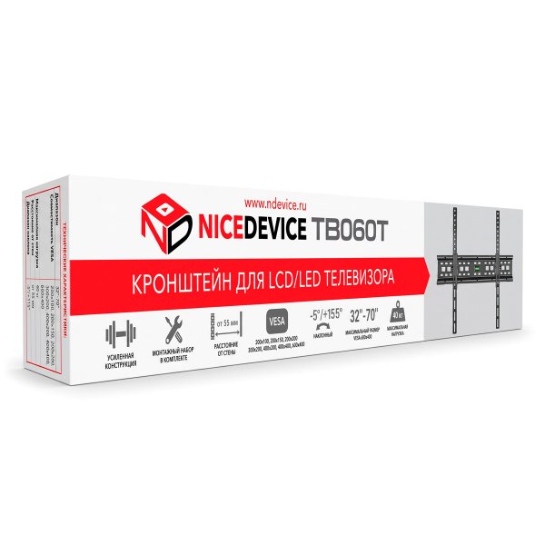 Кронштейн для телевизоров NICE DEVICE TB060T (32"-70")