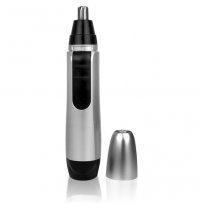 Триммер для носа и ушей ERGOLUX ELX-HT02-C42, 2Вт 1xAA, серебристый