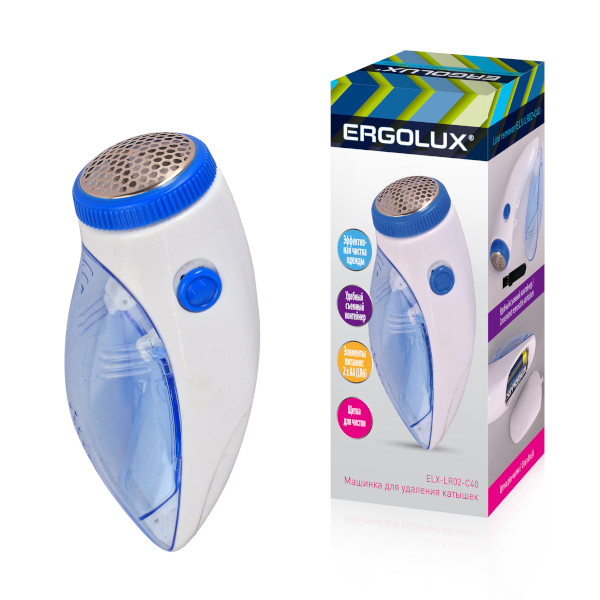 Ergolux ELX-LR03-C01 Машинка для удаления катышков ,5Вт, USB Type-C, белый