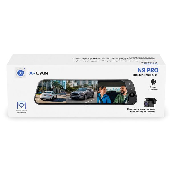 Видеорегистратор X-CAN N9 PRO WiFi 4K