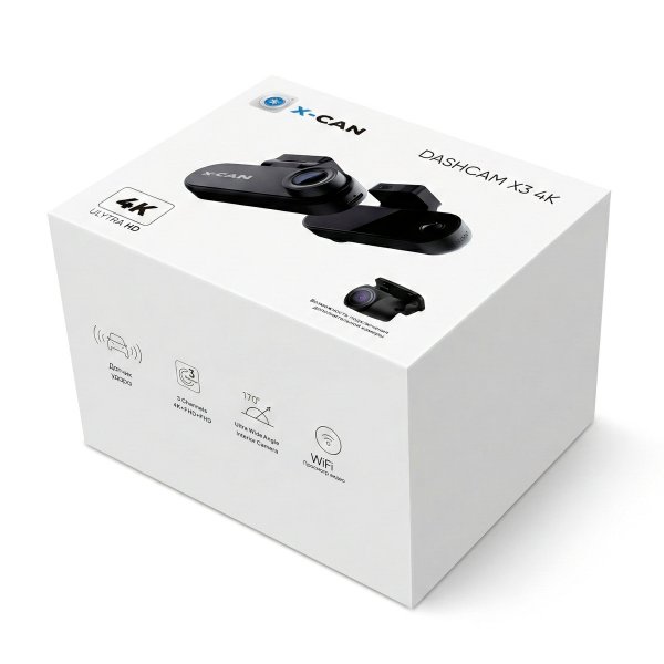 Видеорегистратор X-CAN DashCam X3 4K
