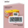Часы с метеостанцией Perfeo "Vento", с датчиком t, влажность, дата (PF-S8826), белый