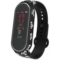 Фитнес браслет Ritmix RFB-325 Skull Edition, чёрный
