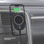 Держатель Deppa Universal QI в авто, чёрный