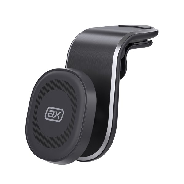 Держатель в авто для телефона Axxa Bend 360, магнитный, на воздуховод, чёрный