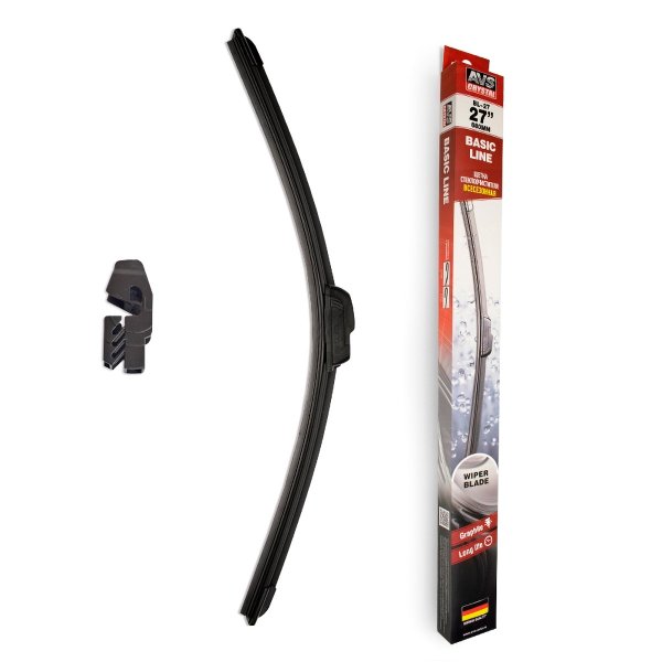Дворники AVS Basic Line б/к 68см 27" (1шт.) универсальные
