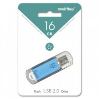 Флешка USB 16GB 2.0 SmartBuy V-Cut Blue