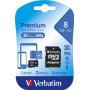 Карта памяти   8GB microSDHC class 10 Verbatim UHS-1 с адаптером