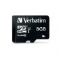 Карта памяти   8GB microSDHC class 10 Verbatim UHS-1 с адаптером