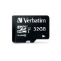 Карта памяти  32GB microSDHC class 10 Verbatim UHS-1 с адаптером