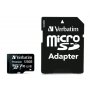 Карта памяти 128GB micro SDXC class 10 Verbatim UHS-1 с адаптером