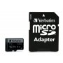 Карта памяти  64GB microSDHC class 10 Verbatim Pro (U3) с адаптером