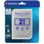 Внешний жёсткий диск HDD 2.5" USB 3.0 2 TB Verbatim Store\'n\'Go Silver New
