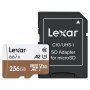 Карта памяти 256GB micro SDXC class 10 667x U3 100MB/s Lexar с адаптером SD