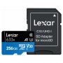 Карта памяти 256GB micro SDXC class 10 633x U3 A1 V30 Lexar с адаптером SD
