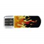 Флешка USB  8GB 2.0 Verbatim Mini Elements Edition Fire