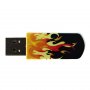 Флешка USB  8GB 2.0 Verbatim Mini Elements Edition Fire