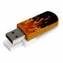 Флешка USB  8GB 2.0 Verbatim Mini Elements Edition Fire