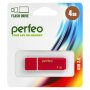 Флешка USB  4GB 2.0 Perfeo C01G2 Red