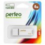 Флешка USB  4GB 2.0 Perfeo C01G2 White