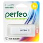 Флешка USB  8GB 2.0 Perfeo C04 White