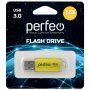 Флешка USB  128GB 3.0 Perfeo C14 Gold metal series