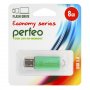 Флешка USB  8GB 2.0 Perfeo E01 economy series Green
