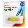 Флешка USB 32GB 2.0 Perfeo E01 economy series Gold