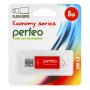 Флешка USB  8GB 2.0 Perfeo E01 economy series Red