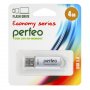 Флешка USB  4GB 2.0 Perfeo E01 economy series Silver