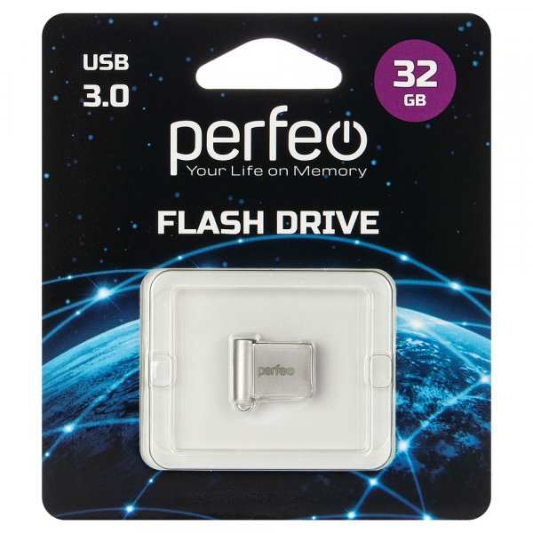 Флешка USB 32GB 3.0 Perfeo M06 Metal Series