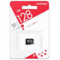 Карта памяти 128GB micro SDXC class 10 SmartBuy UHS-1 без адаптера