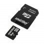 Карта памяти  16GB microSDHC class 10 SmartBuy с адаптером SD LE