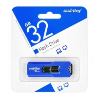 Флешка USB 32GB 2.0 SmartBuy STREAM Blue