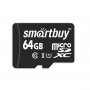 Карта памяти  64GB micro SDXC class 10 SmartBuy UHS-1 без адаптера SD