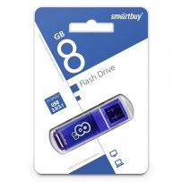 Флешка USB  8GB 3.0 SmartBuy Glossy Dark Blue