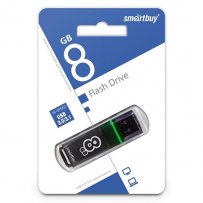 Флешка USB  8GB 3.0 SmartBuy Glossy Dark Grey