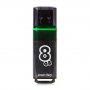 Флешка USB  8GB 3.0 SmartBuy Glossy Dark Grey