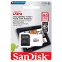 Карта памяти  64GB microSDXC class 10 SanDisk UHS-I Ultra 80Mb/s с адаптером SD