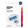 Флешка USB 32GB 2.0 Silicon Power Touch 835 Blue