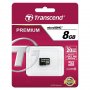 Карта памяти   8GB microSDHC class 10 UHS-1 Transcend без адаптера