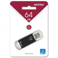 Флешка USB 64GB 3.0 SmartBuy V-Cut Black