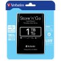 Внешний жёсткий диск HDD 2.5" USB 3.0 1 TB Verbatim Store\'n\'Go Black
