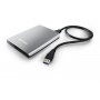 Внешний жёсткий диск HDD 2.5" USB 3.0 2 TB Verbatim Store\'n\'Go Silver