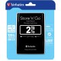 Внешний жёсткий диск HDD 2.5" USB 3.0 2 TB Verbatim Store\'n\'Go Black