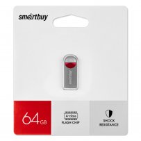 Флешка USB 64GB 2.0 SmartBuy MC8 Metal Red