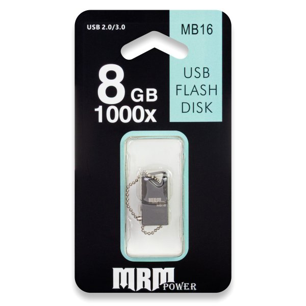 Флешка USB  8GB 2.0 MRM MB16 Metal